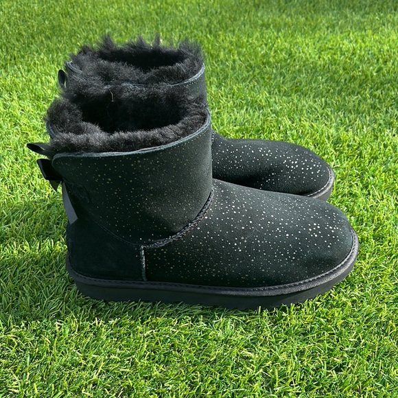 NWOT UGG Mini Bailey Bow Metallic Spots - Picture 8 of 11